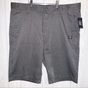 Volcom | gray | flat front shorts | NWT |